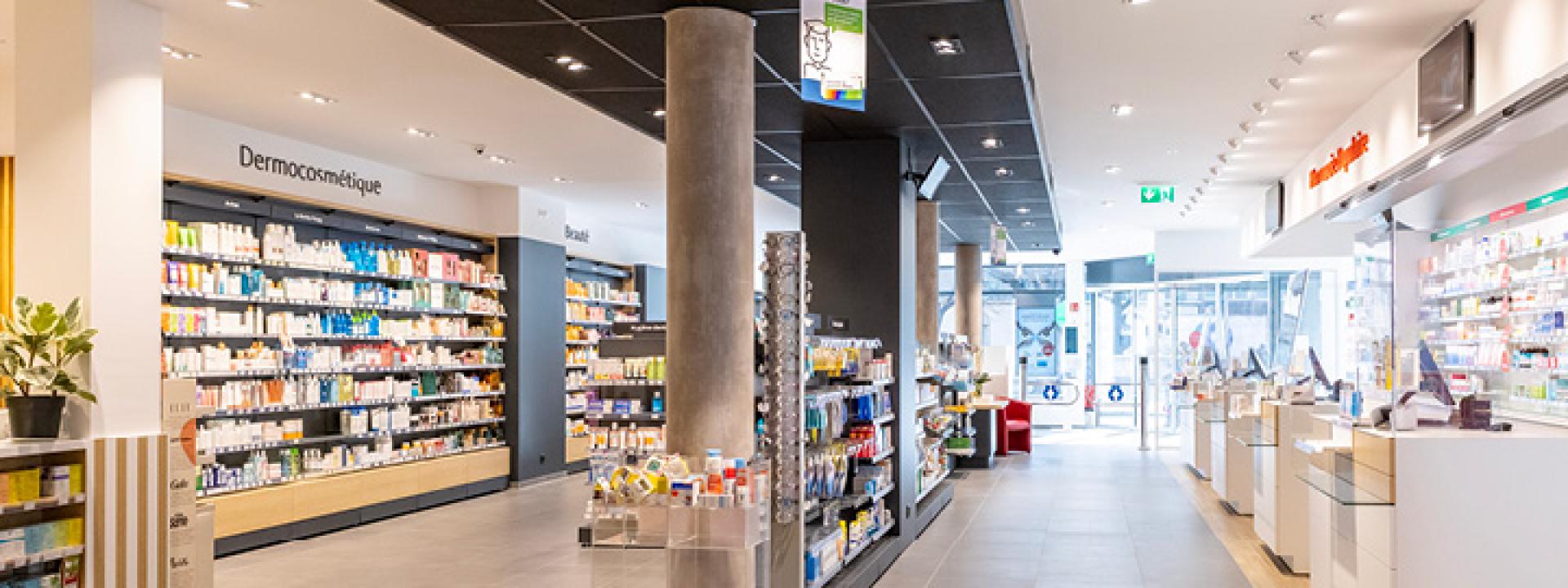 Espace de vente Pharmacie Populaire - Navigation