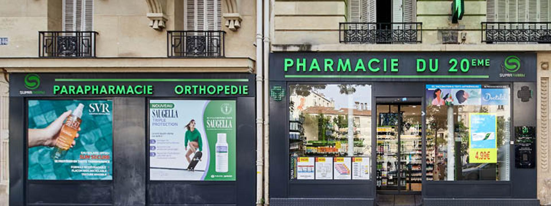 PHARMACIE DU 20ÈME - façade