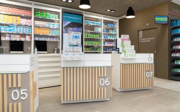 PHARMACIE DU LAC - comptoirs