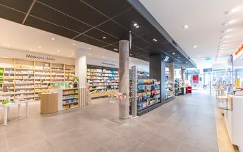 Espace de vente Pharmacie Populaire - Navigation