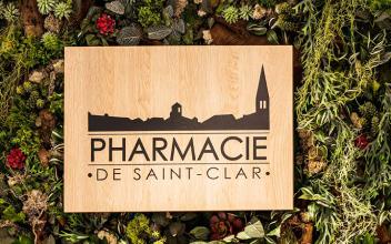 PHARMACIE DE SAINT-CLAR - graphisme