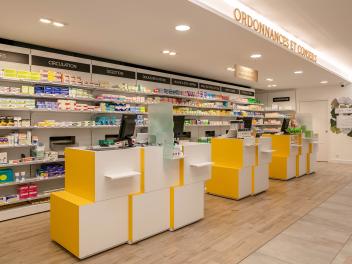 PHARMACIE DES 6 VALLÉES - comptoirs