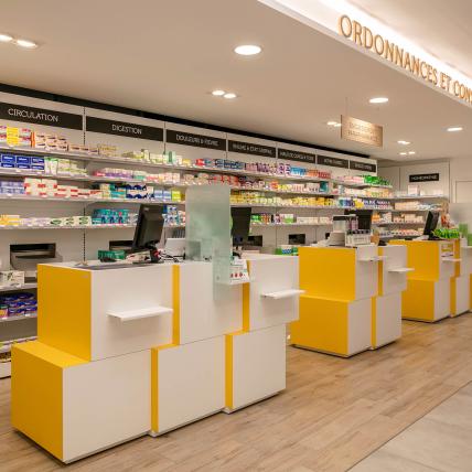 PHARMACIE DES 6 VALLÉES - comptoirs