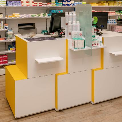 PHARMACIE DES 6 VALLÉES - comptoirs
