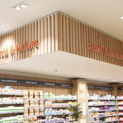 PHARMACIE DE LA ROSERAIE - signalétique 