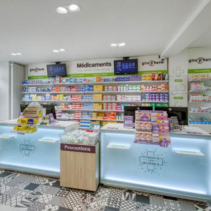 PHARMACIE DES RIVIÈRES - comptoirs