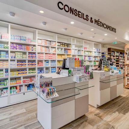 PHARMACIE HAGOLLE - comptoirs
