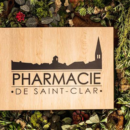 PHARMACIE DE SAINT-CLAR - graphisme