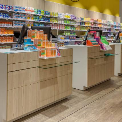 PHARMACIE DES CIMES - comptoirs
