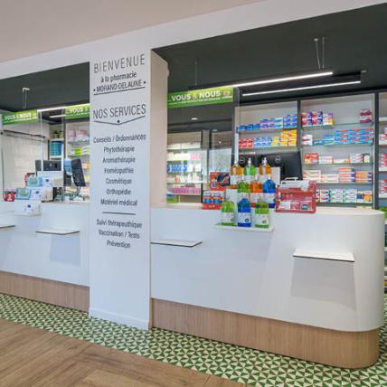 PHARMACIE MORAND DELAUNE - comptoirs