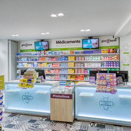 PHARMACIE DES RIVIÈRES - comptoirs