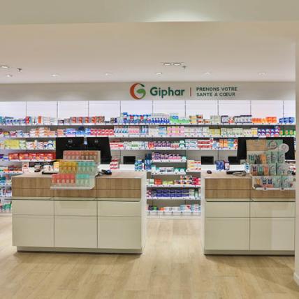 PHARMACIE DE LA ROSERAIE - comptoirs