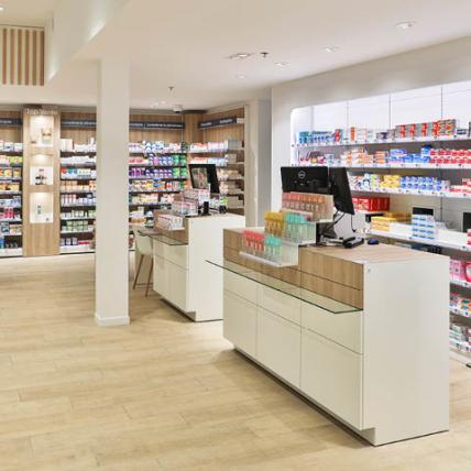 PHARMACIE DE LA ROSERAIE - comptoirs