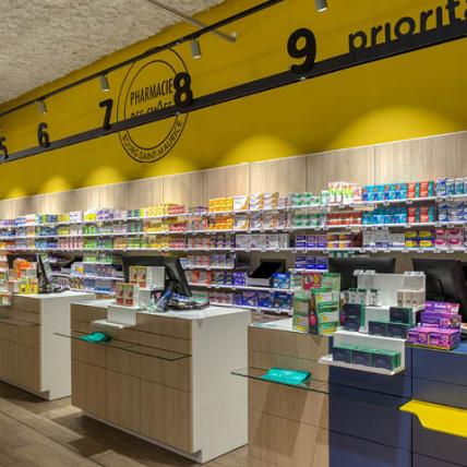 PHARMACIE DES CIMES - comptoirs